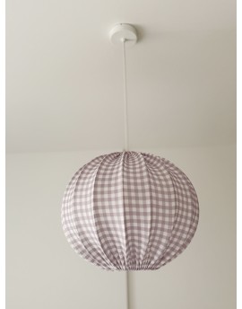 Abażur Kula Muślin Lillac