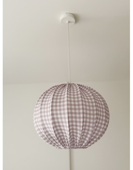 Abażur Kula Muślin Lillac
