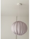 Abażur Kula Muślin Lillac