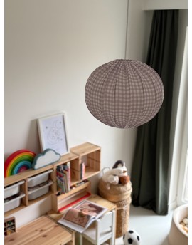 Abażur Kula Muślin Lillac