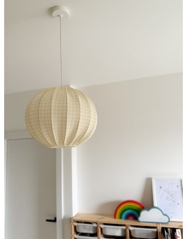 Abażur Kula Muślin Butter Yellow