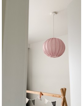Abażur Kula Muślin Soft Pink