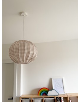 Abażur Kula Muślin Cream