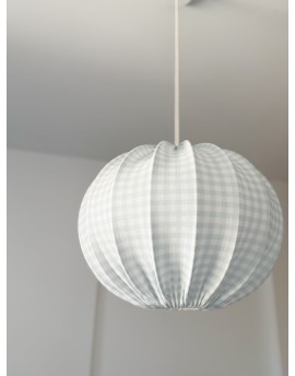Abażur Kula Muślin Baby Blue