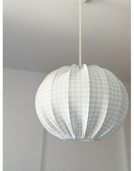 Abażur Kula Muślin Baby Blue