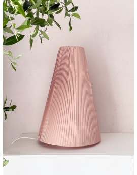 Abażur Stożek Plisowany Desert Rose