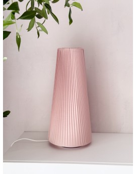 Abażur Stożek Tubka Plisowana Desert Rose
